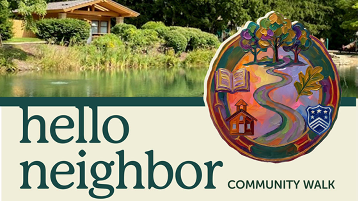 Hello Neighbor Community Walk at Spring Lake Park in Lincolnshire
